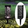 8Pcs IP44 Waterproof Solar Hollow Lawn Lamp Decoration