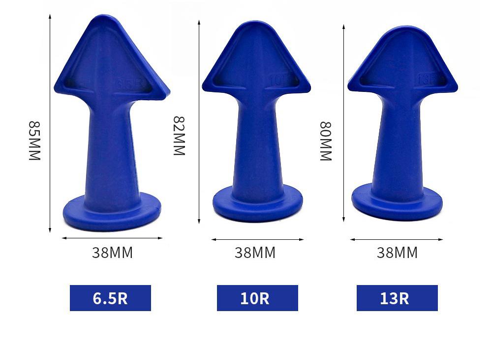 

3-Piece Sealing Glue Nozzle & Scraper Set with Caulking Tool