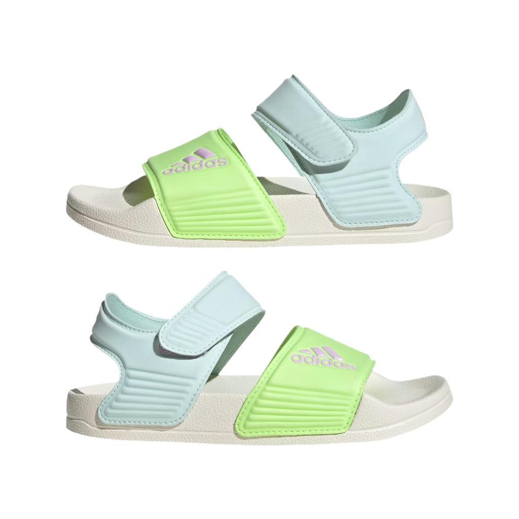 Adidas Cool Comfortable Stylish Casual Low-Top Kids Sandals Kids Sandals Yellow Purple Mint IH3635