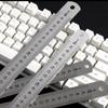 Stainle Steel Metal Straight Ruler Precision Double Sided Precision Measur Tool Scale Metric Ruler 15-50cm The Scale Table Clear