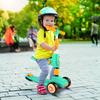 Three-Wheeled Scooter With Seat For Children 2 In 1, Adjustable Brake