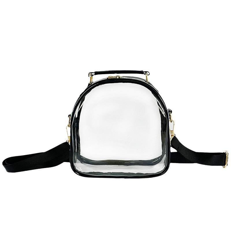 New Transparent Laser Single-Shoulder Crossbody Mini Jelly Handbag - Trendy PVC Women's Bag