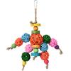 Rattan Ball Bird Toy Grab BiteToy Stand Grinding Teeth Hanging Chew Toys for Pet Bird Parrot Cage Decor Hangable Chewing Toy