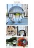 Transparent White Crystal Ball Ornament - Perfect High-End Gift for Home, Office, or Living Room Decor