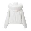 Womens Hooded Long Sleeve Cotton Puffer Coat Winter Warm Casual Outerwear