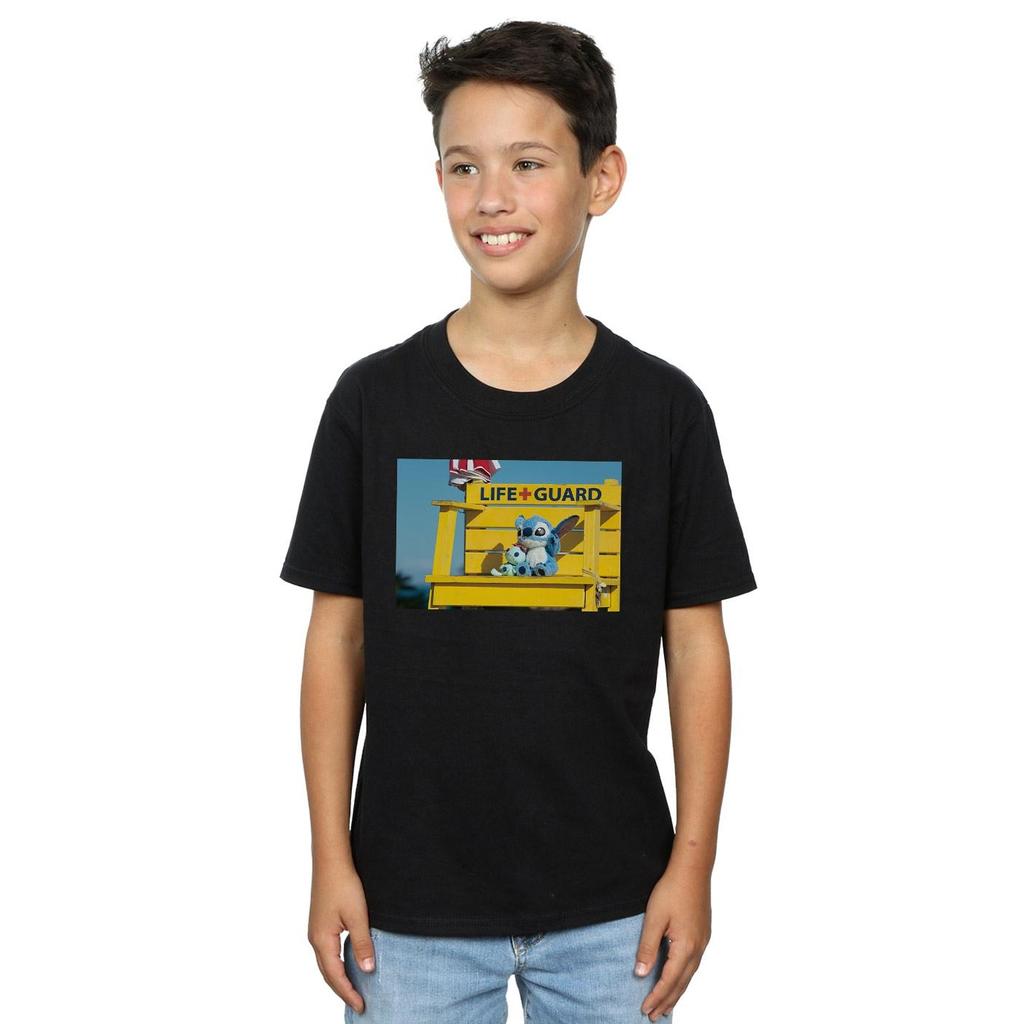 Disney Boys Lilo And Stitch Life Guard T-Shirt