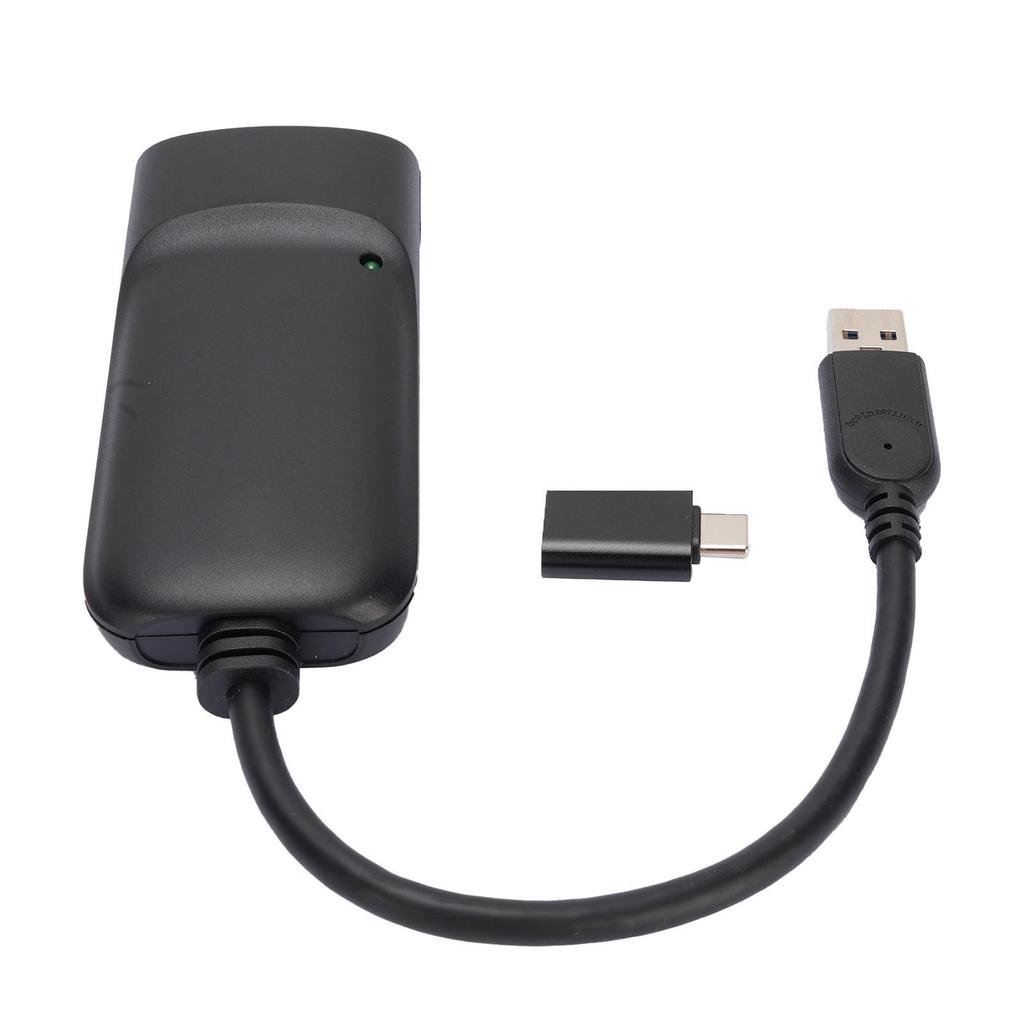 USB3.0 to High Definition Multimedia Interface 2K Adapter Pluggable o Output Microphone Input