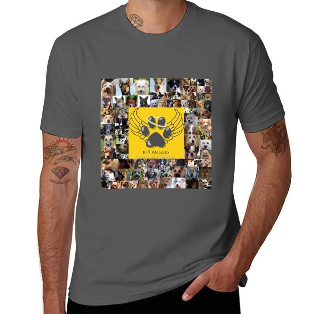 K-9 ANGELS RESCUE COLLECTION T-Shirt plus size tops Aesthetic clothing summer top hippie clothes t shirts
