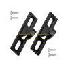 92MF 2Pcs Sliding Door Security Latches Fractures Sturdy Zinc Alloy Quick Setups