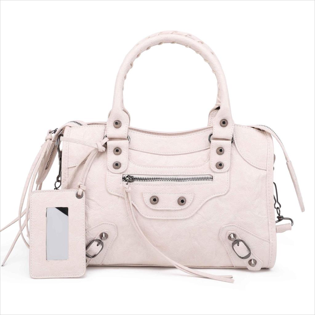 Women's Mini Crossbody Tassel Bag - Medium/Small Size, Motorcycle Style