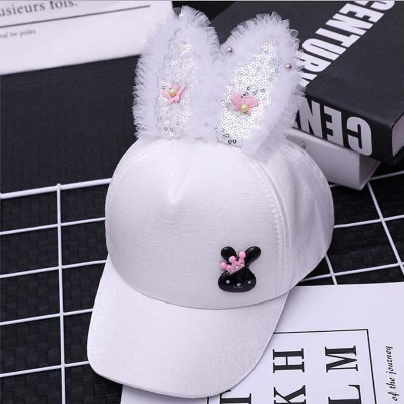 Cute Rabbit Ears Baby Hats Baby Boys Girls Children Hat Baseball Cap Sun hat Infant Baby Hats