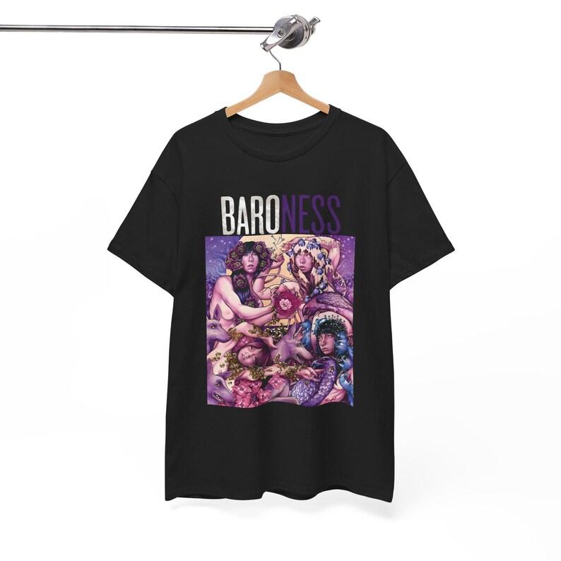 2026 Summer Fashion Trendy Tee Men Women Vintage Top Baroness _purple_ Album Art T-shirt _ Stoner & Sludge Metal Graphic Tee 4XL