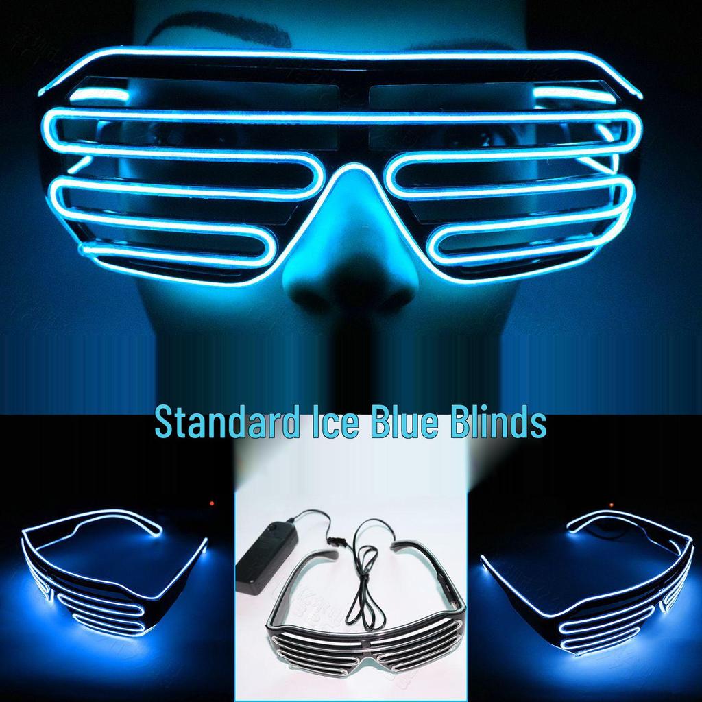 LED Luminous Glasses for Masquerade, Dance, and Nightclub Party Performances