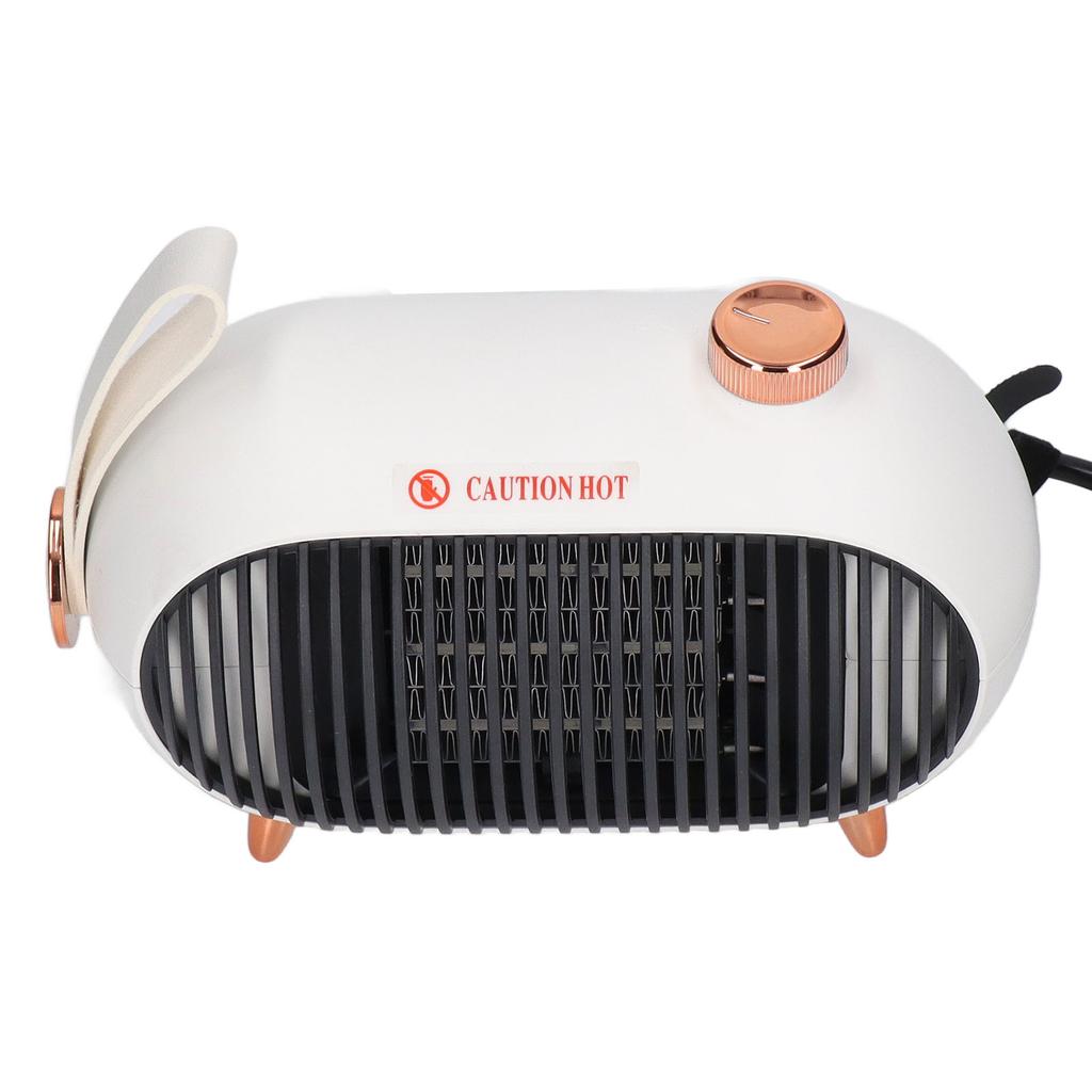 Small Space Heater 900W PTC Ceramic Fast Heating 3 Level Adjustment Mute Overheating Protection Desk