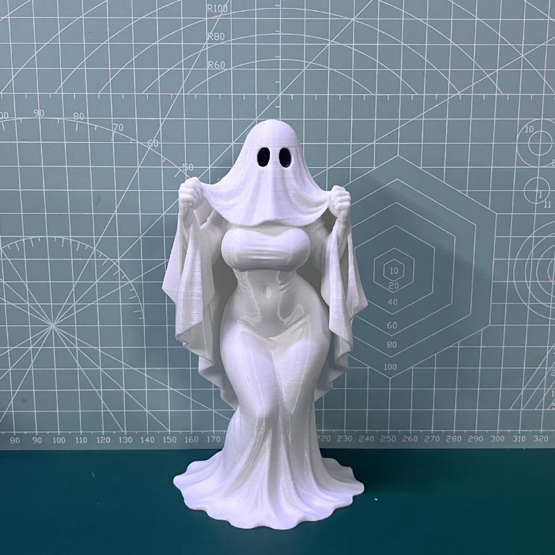 1Pcs Halloween Gothic Brides Wedding Decor Ghost Mother Statue Ornament Creative Skirt Design Office Desk Decoration