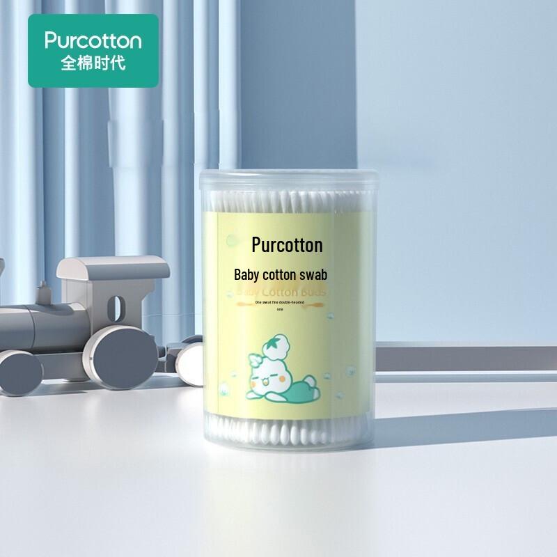 PurCotton Baby Cotton Swabs & Oral Cleaning Sticks