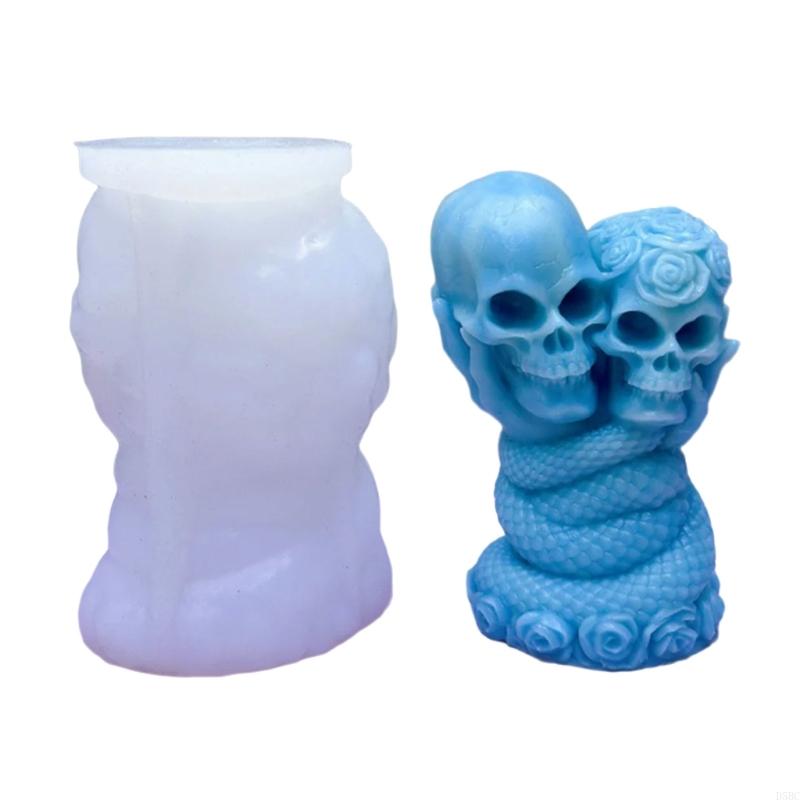 Skull Rose Snake Silicone Molds For Making Soap Chocolate Halloween Home Decoration Epoxy Resin Project
