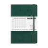 PAPERIDEAS Infinite A5 Size Hardcover DIY Self-Management Planner, Weekly Vertical Layout, Christmas Green