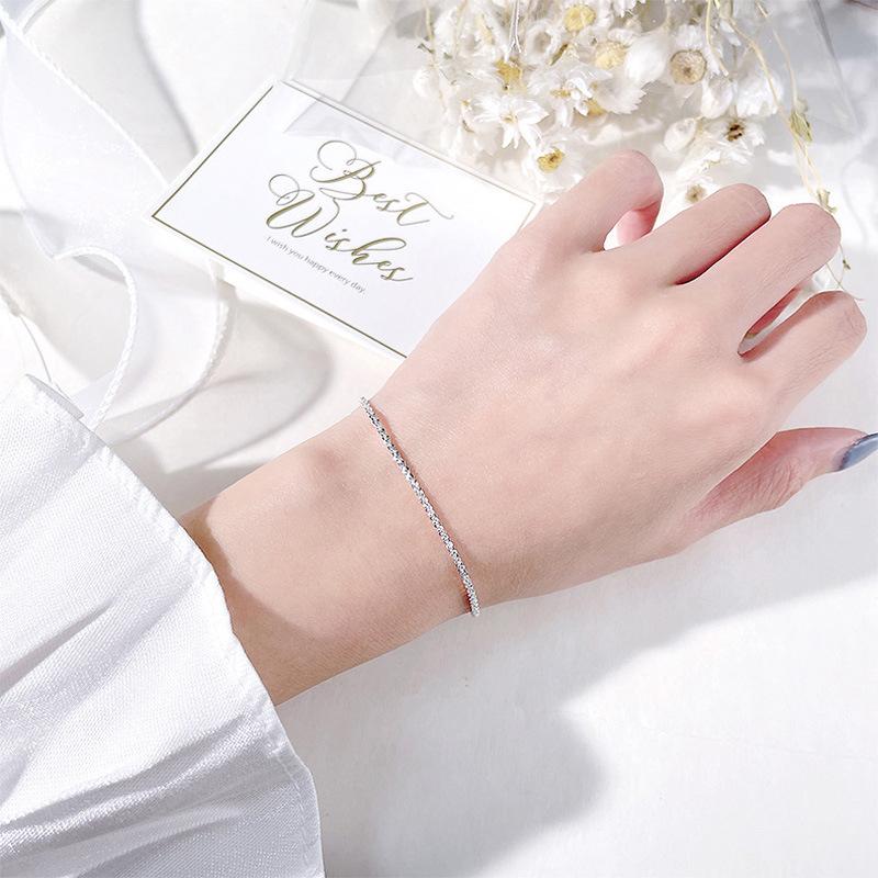 Korean Version of Japanese and Korean Internet Celebrity Cauliflower Bracelet Women's Imitation Sparkling Gypsy Star Bracelet Cold Wind Jewelry