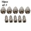 10x P-80 Plasma Cutting Tips Nozzle 1.1mm-1.7mm Cutter Torch Consumables