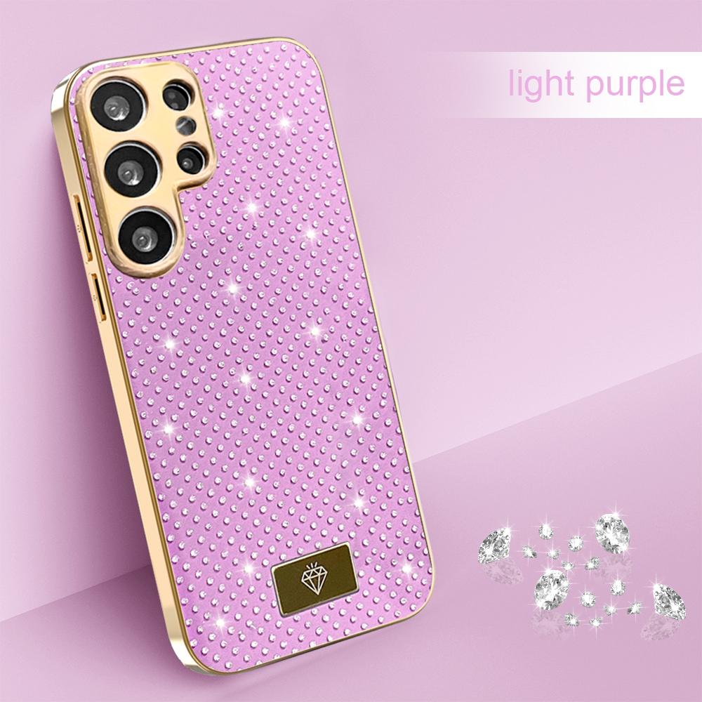 Glitter Plating Phone Case For Samsung Galaxy S25 S24 S23 Ultra Plus S25 Edge S23 FE S24FE S 25 Ultra S25Ultra 5G Silicone Cover