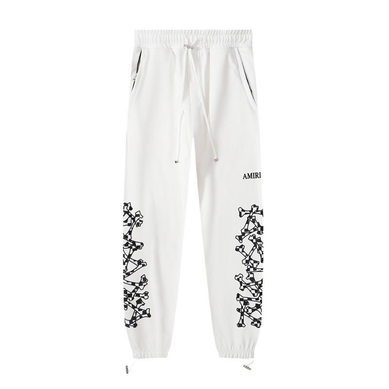 Amiri Leopard Farbverlauf Logo Engel Hoodie & Hose Set