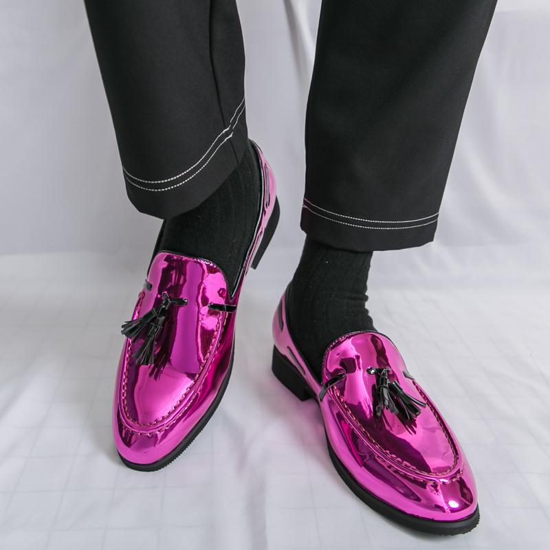 Brand Tassel Loafers Shoes Men Slip on Driving Mens Comfortable Leather Shoes Men Wedding Trends Business Casual Shoes