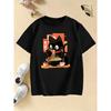 Cute Rabbit Graphic Kids Tshirts Summer Short Sleeve Tees Cartoon Animal Boys Girls Clothes Kawaii Tops Y2K Children T-shirt