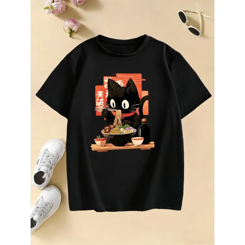 Cute Rabbit Graphic Kids Tshirts Summer Short Sleeve Tees Cartoon Animal Boys Girls Clothes Kawaii Tops Y2K Children T-shirt