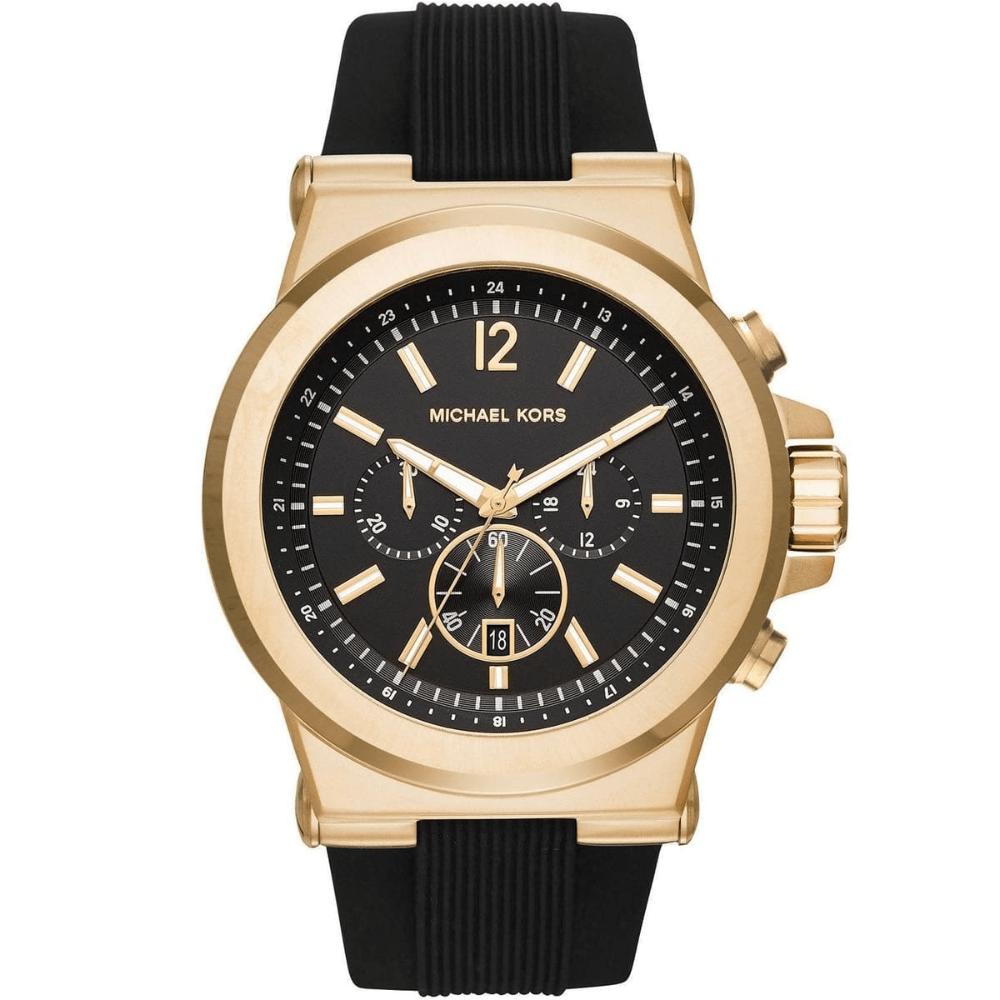 Michael Kors Men's Black Mk8445 Dylan Chronograph Watch