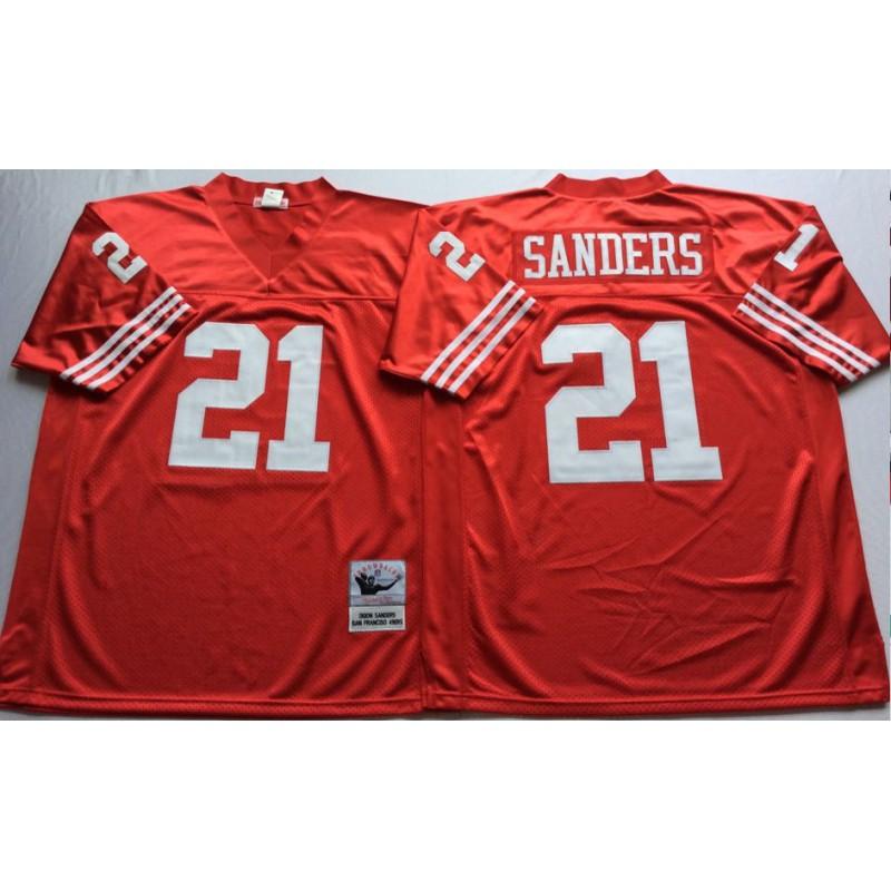 San Francisco 49ers Retro Embroidered NFL Football Jersey Men Women Cotton Blend Sportswear Training Casual Wear