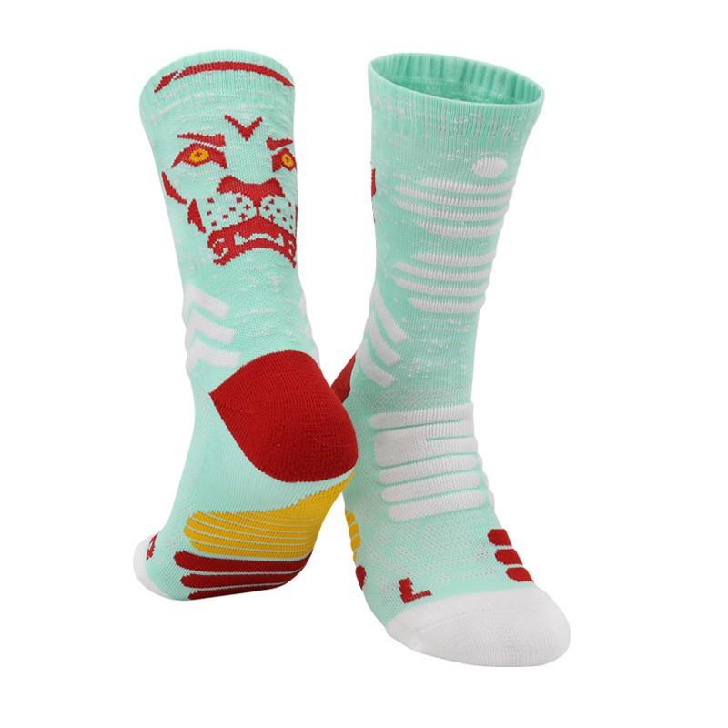 

City Version Fans Basketball Socks Actual Combat Towel Bottom Elite Socks Summer Thickened High-Top Medium Tube Socks Men S Sports Socks adult(shoesizes39-44)