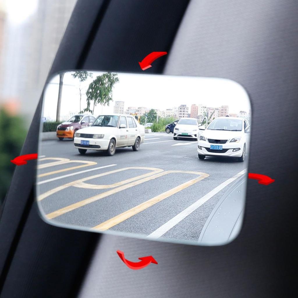 Blind Side Mirrors,Blinds Side Mirrors-Blinds Wide Angle Auto Side Rear View Exterior Side Mirror,360