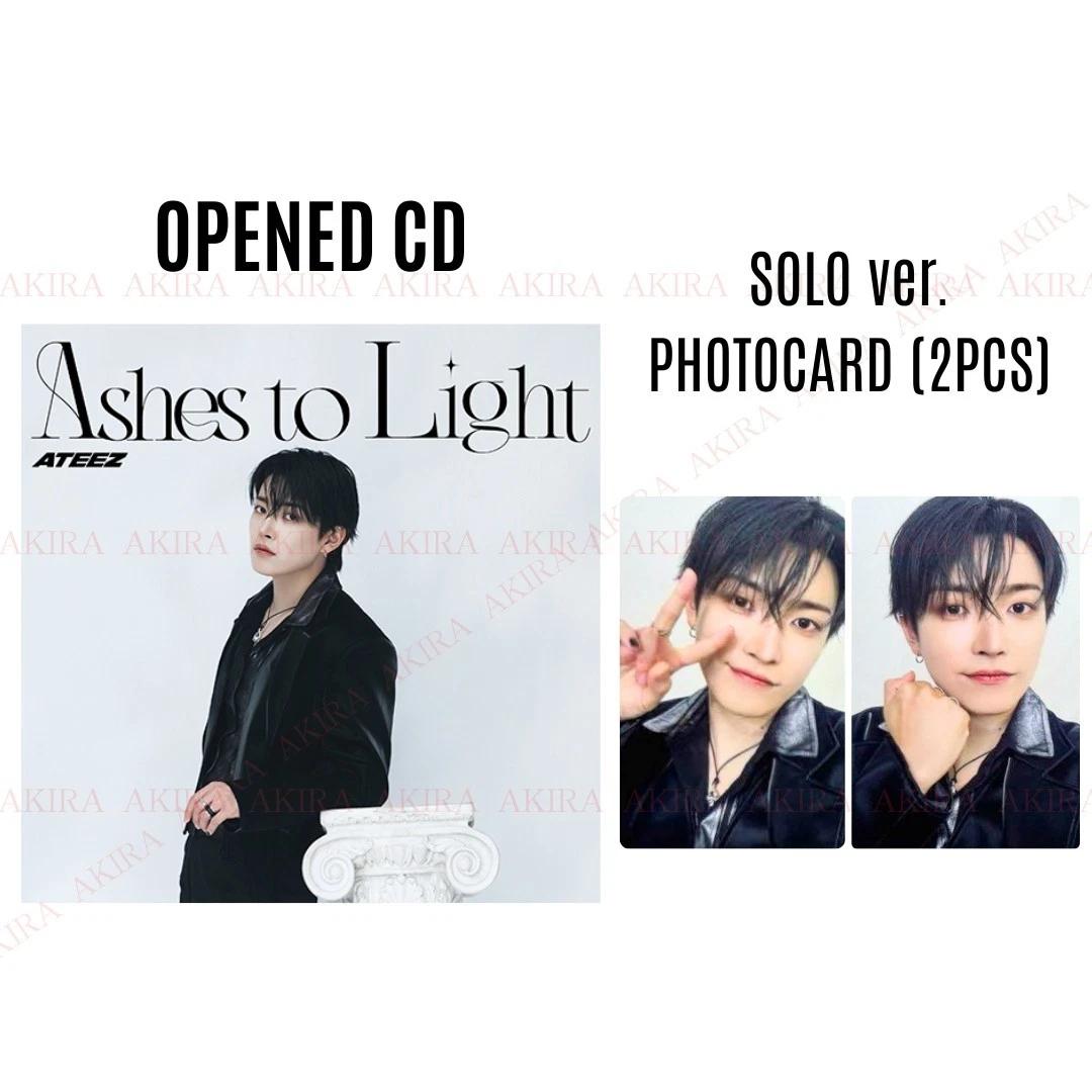 

ATEEZ JAPAN 2-й ПОВНИЙ АЛЬБОМ Ashes to Light SOLO вер CD + НАБІР ФОТОКАРТОК SOLO вер HONGJOONG