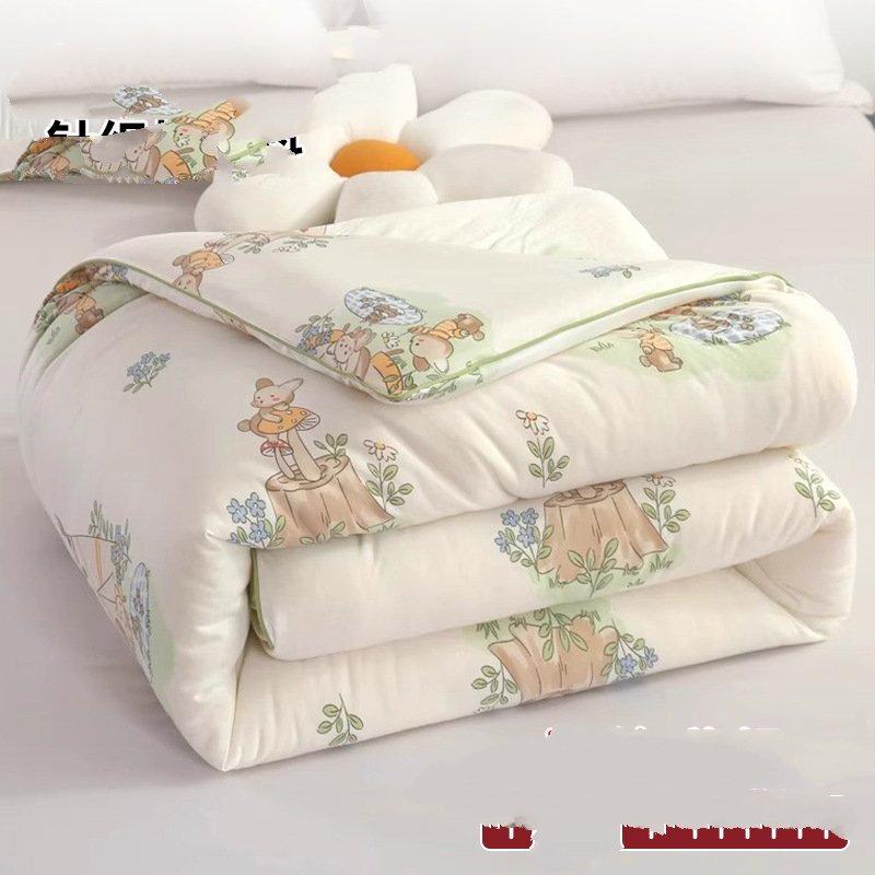 Mling Camping Rabbit Machine Washable Winter Quilt