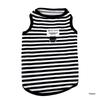 Spring & Autumn Cotton Striped Dog Vest - Comfortable Leash-Pulling Outfit for Teddy, Bichon, Small & Medium Dogs