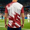 Men's and Boys' Printed Soccer Fan Support T-Shirt for Day and Casual Wear