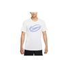 T Shirts Men's White Crew Neck Moderate Straight Fit DD6903-100