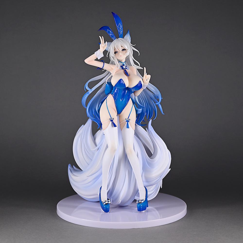

Azur Lane Anime Figures Gk Shinano Beautiful Girl Ornament Bunny Trendy Toys Desktop Children Doll Model Gift Collectibles Kid Friendly Entertaining