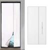 Air Conditioning Seal Cloth Sliding Door Handed Door White 210t 210x90cm 275g Oxford Cloth Portable Sliding Efficient Cooling