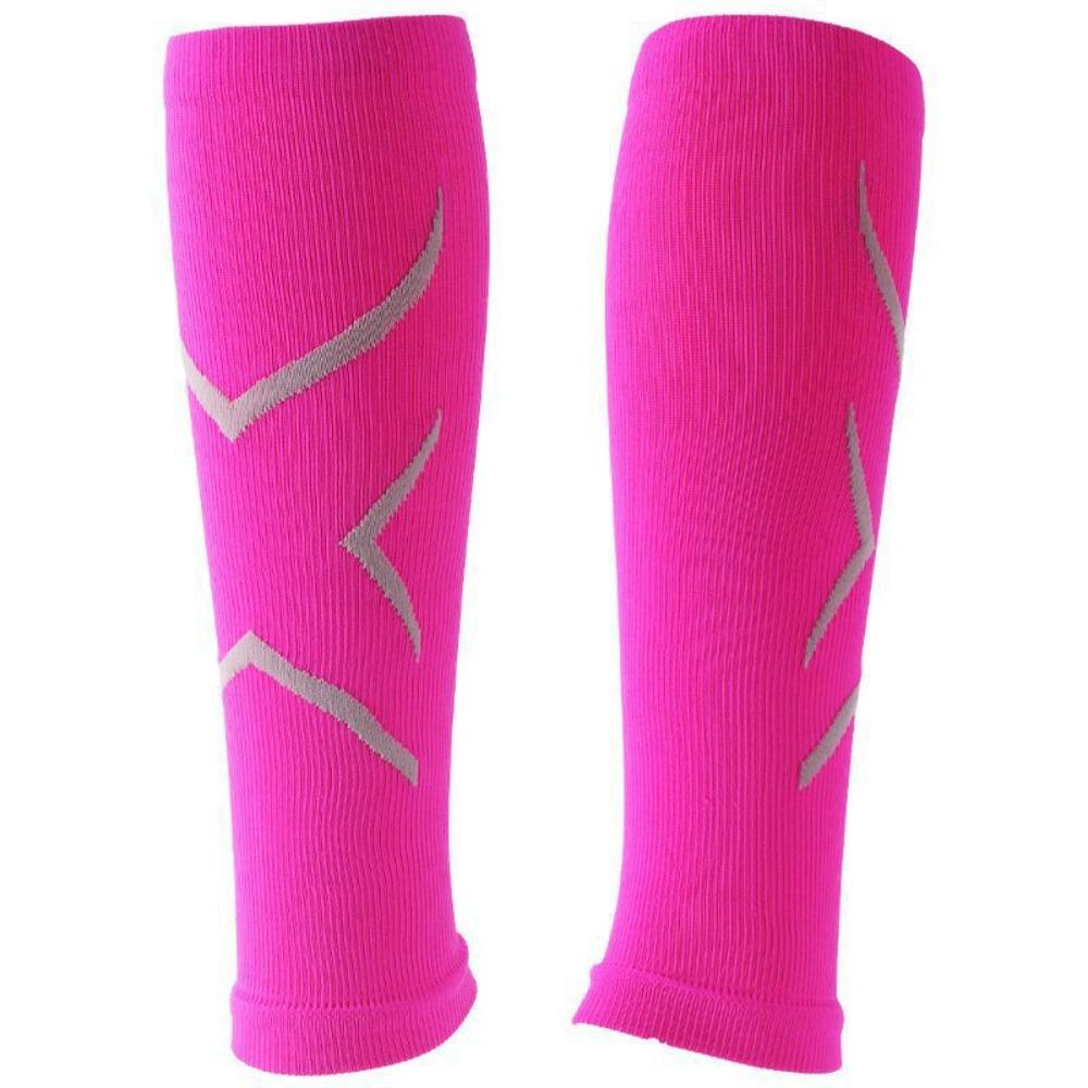 1 Pair Elastic Calf Compression Sleeves Breathable UV Protection Leg Compression Sleeve Footless Design Compression Fit