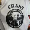 Destroy Power Not People Crass Band Shirt Classic White Unisex S-5XL ND1479 Unisex T-Shirt