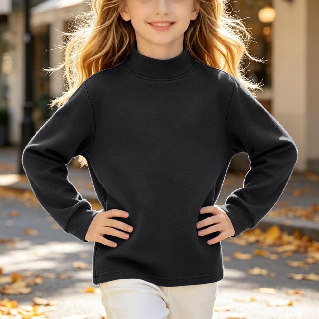 Kids' Long Sleeve Hoodie - Color Casual Pullover Sweatshirt for Boys and Girls