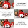 3Pcs Christmas Candy Bags Drawstring Gift Pouches Holiday Party Storage Wrapping Treat Bags Candy Pouch Storage Pouch