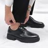Height-increasing Shoes 10CM Inner Height-increasing Men's Business Dress Leather Shoes Fleece Work Shoes 8CM Hollow Business Height-increasing Shoes