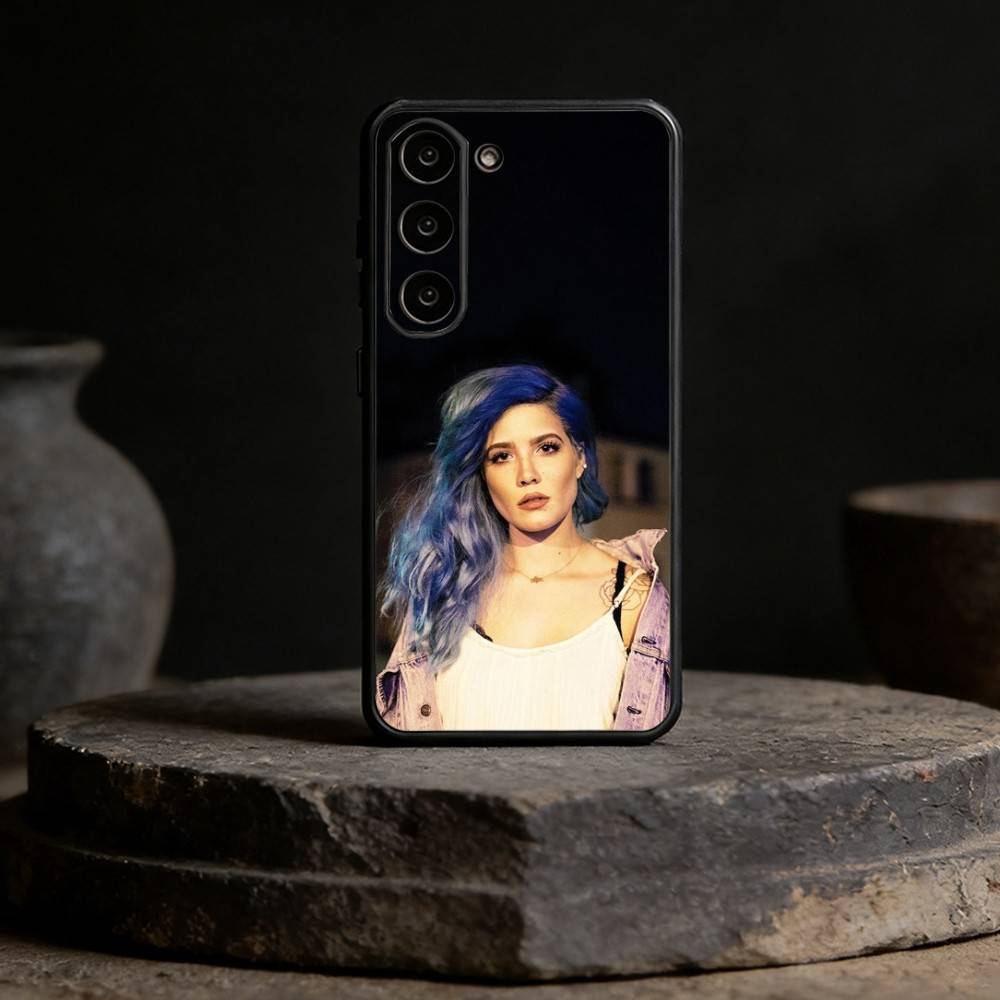 

Singer H-Halsey Phone Case For Samsung Galaxy A13,21s,22,31,32,52,53,71,72,73,Soft Black Cover Samsung a20s