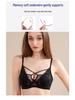 French Lace Bunny Ears Push-Up Bra Set for Small Busts