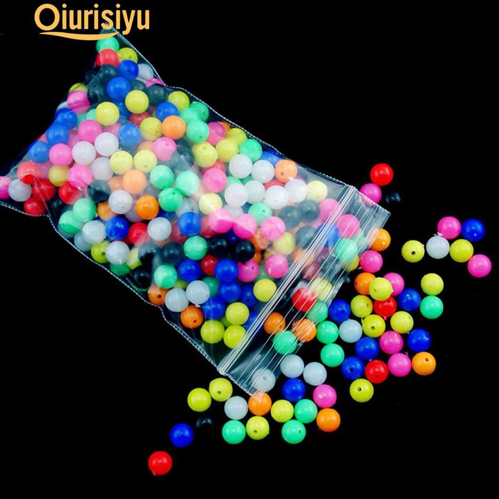 Buy 100Pcs 6mm/8mm Round Rig Beads Sea Fishing Lure Float Tackles at affordable prices — free