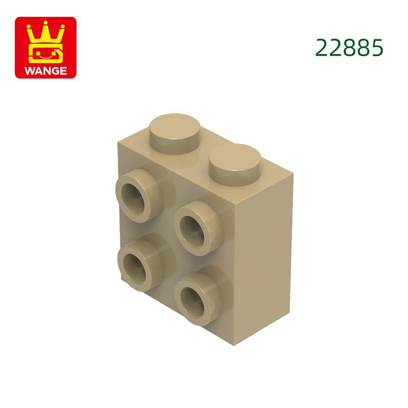 Non-Toxic 77Pcs/Lot 1X2X1 2/3 With Studs On 1 Side Block Moc Color Accessories Compatible With 22885 Brick Diy Children Toy Assembly