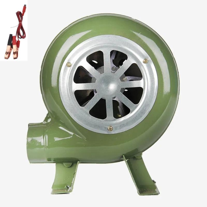12V BBQ Fan Electric Blacksmith Forge Blower Grill Fans Charcoal Chimney Starter 12V Clips 30W/ 60W/ 100W